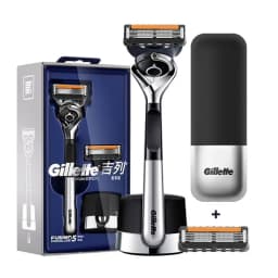 Gillette Fusion 5 ProGlide Razor with Mangetic Stand Premium Edition Flex Ball Tech 5 Layers Ultra Thin Blades Shaving Machine