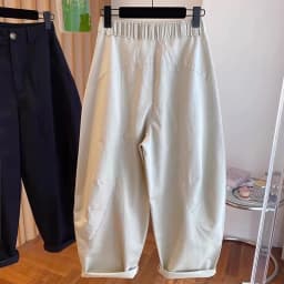High Waist Wide Leg Casual Pants plus Size Women's Loose Fit Harajuku Style Pocket Detail Commute Fashion plus Size Knife Pants