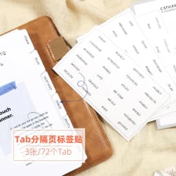 Fromthenon 4 Sheets/Set Divider Tab Decorative Stickers Weekly Monthly Schedule Planner Dividers Index Pages Bookmark Labels