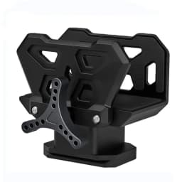 New Hunting Rifle Saddle Mount Clamp Adapter Rest Saddle Tripod Stick Head Clamp With 3/8" Arca Type Thread