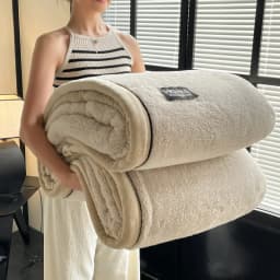 New Grade A Half Sides Fleece Autumn Winter Warmth Blankets Soft Fluffy Keep Warm Sofa Blankets for Throw Napping Shawl Blanket