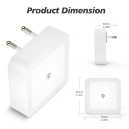 1/4/8pcs LED Night Light,Plug in Night Lamp,Dimmable Indoor Lighting,Decorative Wall Light for Corridor,Cabinet,Toilet,Kids Room
