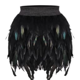 Irregular Dance Skirt Gothic Festival Carnival Party Dance Summer Women's Fashion Feather Skirt Bar Jazz Multi-color Short Skirt