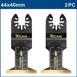 XCAN 44mm Titanium Oscillating Saw Blades Metal Cutting Multitool Blades Sharp Multi Cutter Blade For Metal Wood Plastic