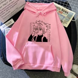 Hunter X Hunter Anime Hoodie for Men Women Kurapika Manga Sweatshirts Fleece Autumn Winter Gothic Harajuku Hooded Pullover