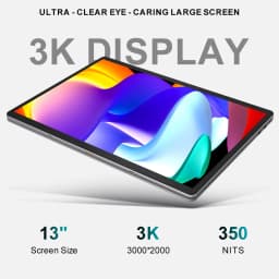 Ninkear S13 Neo Laptop 13 Inch 3K IPS 3:2 Display Intel Processor N150 12GB LPDDR5 RAM 512GB SSD Windows 11 2 in 1 Convertible Notebook 360° Touchscreen Magnetic Detachable Keyboard for Business Home Office Study and Everyday Multitasking