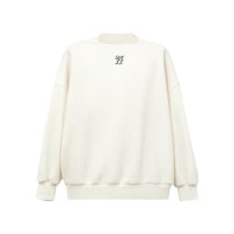 Amii Women's Oversize Sweatshirt Long Sleeve Letter Graphic Drop Shoulder Casual Loose Tops 2026 Autumn Female Clothing 12623134