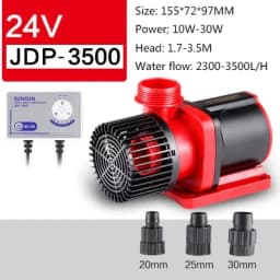 SUNSUN inverter circulating water pump JDP-3500 6000 10000 18000 safety DC 24V adjustable flow submersible pump pumping machine