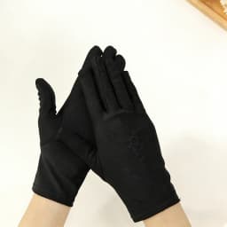 Spring and Summer Embroidered High-Elastic Spandex Gloves, Thickened Women's Dance Performance Gloves, Cycling Etiquette Gloves