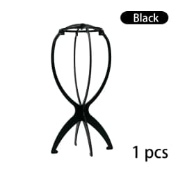 1Pcs Wig Stand Plastic Hat Display Wig Head Holders 17x36Cm Mannequin Stand Portable Folding Wig Stand Pink Hair Display Tools