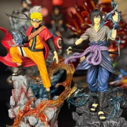 2026 Naruto Anime Figure Uzumaki Naruto Uchiha Sasuke Action Model Pvc Statue Desktop Ornament Collection Toy Gift Fast Delivery