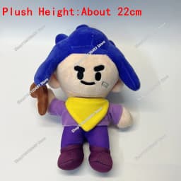 10cm-25cm Cartoon Cosplay Brawler Spike Plush Toy Cotton Pillow Dolls Cute Game Character Game Peripherals