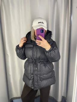 Women Solid Thicken Cotton Outwears Casual Stand Collar Zipper Long Sleeves Lace Up Detachable Hat Coat Winter Lady Warm Jackrts