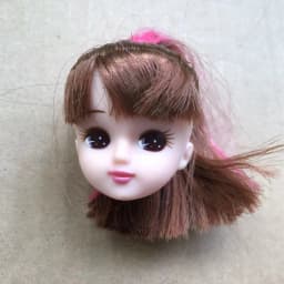 Licca Doll Head Princess DIY Toy Rare Collection Long Hair Doll Parts 1/6 Princess Doll Accessories Colorful Hair Doll Heads