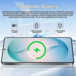 K-Touch C26 Ultra Mobile Phones Android 15 Smartphone Cell phone 7.3 Inch 16+48MP Camera 22GB+2TB 7800mAh Wifi GPS Face Unlocked 5G Dual SIM Long Battery Cellphones For Men Women