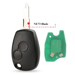 jingyuqin10x 2BTNRemote Car Key For Renault Duster Modus Clio 3 DACIA Logan Sandero 433Mhz PCF7947 PCF7946 pcf7952E Chip