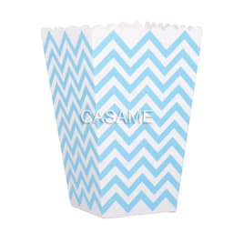 6pcs Rose Gold Pink Stiff Paper Mini Party Popcorn Boxes Pop Corn Candy/ Sanck Favor Bags Wedding Birthday Movie Party Tableware