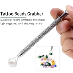 Professional Jewelry Holder Bead Ball Pick Up Tool Prong Tweezers Catcher Crystal Grabbers with 4 Claws Earring Making Grasping