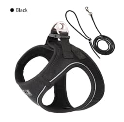 SMALL COMBINATION Small Dog Harness Leash Set Soft Reflective for Puppy Cat Harness Pet Vest Chihuaahua Sausage Outdoor Walking