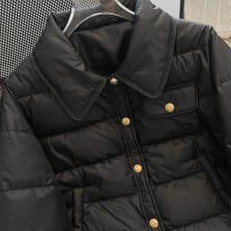 Single Breasted Short Women Puffer Jacket Turn-Down Collar Down Cotton Padded Fashion Coat New Autumn Winter Chic Warm Outerwear