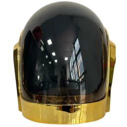 Daft Punk Helmet Gold Black Full Face Cosplay Mask Unisex Adult Size Halloween Music Festival Rave Party Costume Prop