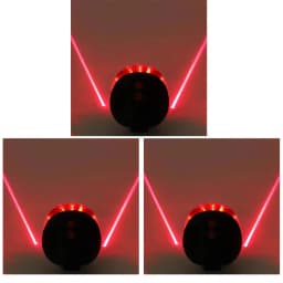 1/3pcs Waterproof Bicycle Cycling Lights Taillights LED Laser Safety Warning Bicycle Lights Bicycle Tail Bicycle Accessories