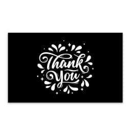 30pcs Black Pink Thank You Cards Greeting Label Tag Packages For Small Business Gift Box Decoration Packaging Supplies Wholesale