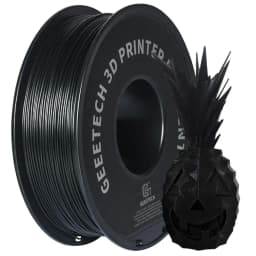 Geeetech ABS+ 3D Filament 1.75mm 1KG Plastic, 3D Printer Material, Tangle-Free, Non-Toxic, Vacuum Packaging White Black