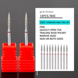 Tungsten Steel Nail Drill Bits Milling Cutter For Remove Nail gel Diamond Drill Bits For Remove Dead Skin Burrs Bits