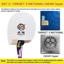 Original SANWEI Table Tennis Blade Su Style Tiger Claw Plus Series Penhold Racket Ping Pong Blade Professional Ping Pong Paddles