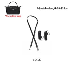 Cow Leather Bag Shoulder Strap Replacement Crossbody Adjustable Conversion Kit Fit for Longchamp Mini Pouch