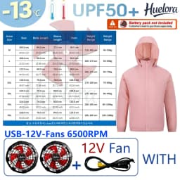 Portable Air Conditioner Jacket USB Fan Cooling Coat Outdoor Work Construction Fishing Hunting Lightweight Sun protection Jacket
