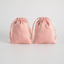 50Pcs Jewelry Flannel Drawstring Bag Velvet Suede Gift Packaging Pouch Ring Earring Bracelet Keychain Storage Pouch Candy Pocket