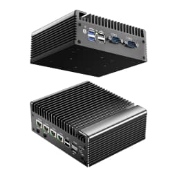 Topton Intel N150 N100 4x2.5G NICs Solid Fanless Mini PC 2*COM DDR4 NVMe SATA Efficient Cooling Firewall PC Industrial Computer
