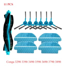 For Cecotec Conga 3290 3490 3690 3790 3890 Ultra Titanium Vital Vacuum Cleaner Spare Parts HEPA Filter Side Brush Proscenic M7