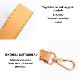 EverToner Wide Shoulder Strap Adjustable Replacement Bag Strap Double-sided Solid Color For l-v neverfull Belts Bag accessory