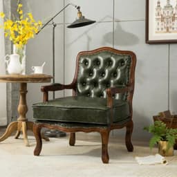 European and American solid wood retro sofa chair single leisure coffee shop to negotiate tiger chair bed and breakfast