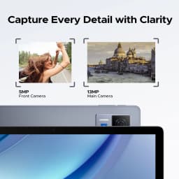DOOGEE U13 Tablet PC Android 16 13'' FHD+ Screen 32GB RAM 256GB ROM 11000mAh Large Battery 7.5mm Ultra-thin Gemini AI Smart Pad