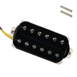 Phrilam Pro HH High Output Alnico5 6 Non &6 Adjustable Humbucker Neck/50mm7.6K Bridge/52mm Pickups8.8/16.5K for Electric Guitar