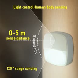 2Pcs Motion Sensor Light Wireless LED Night Lights AAA Battery Powered Bedroom Wall Staircase Closet Aisle Body Induction Lights