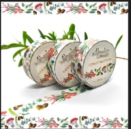 Cute 100pcs Custom Printed Brand LOGO Make Washi Tapes Paper Sticky Adhesive Stickers Masking Tapes Kawaii Stationery