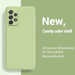 Liquid Silicone Soft Case for Samsung Galaxy A52 A72 A13 A23 A33 A53 A73 A04 A04S A04E A14 A24 A34 A54 A22 A32 5G Cover Fundas
