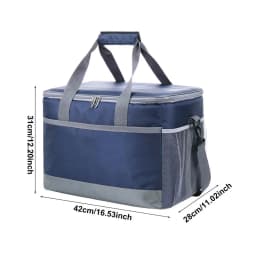 Insulated Picnic Lunch Bag 33L Large Capacity Cooler Bags Food Thermal Box for Outdoor Travel Camping Thickened oxford cloth