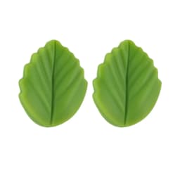 Sunrony 10pcs Mini Leaf Flower Silicone Beads For Jewelry Making Food Grade DIY Pacifier Chain Necklace Accessories
