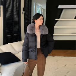 Simple Faux Fur Collar Padded Parka Women Thick Warm Winter Puffer Jacket 2026 Ladies Office Wear Casual Solid Zipper Outerwear