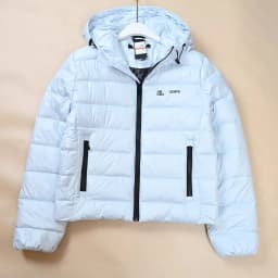 Short Padded Cotton Jacket Women's Autumn Winter New Style Letter Print Bunting Fluffy Hooded Casual Cotton Vest American Style