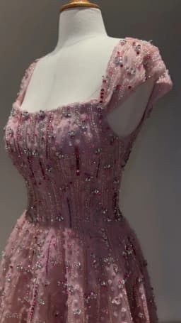 FATAPAESE Customized Glitter Beaded Fully Crystals Gems Wedding Gown Cape-Strap Sequin Sheath Mermaid Bridal Floor-length Gown