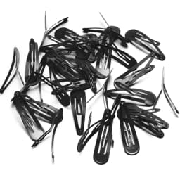 50Pcs 4.8x1.4cm Snap Hair Clips Candy Color Glossy No Slip Metal Hair Pins Clips Barrettes Accessories for Baby Girls Toddlers