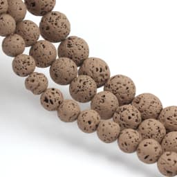 Natural Volcanic Lava Stone Beads Round Loose Spacer Beads for Jewelry Making Beadwork DIY Bracelets Accessories 15'' 4 6 8 10mm