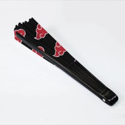 Anime U-Uchihaes Sasuke Japan Folding Hand Fan Custom Red Cloud Polyester Fabric Fan Novelty Summer Accessory Decorative Fans